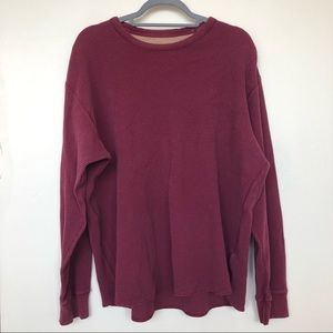Eddie Bauer Waffle Knit Long Sleeve